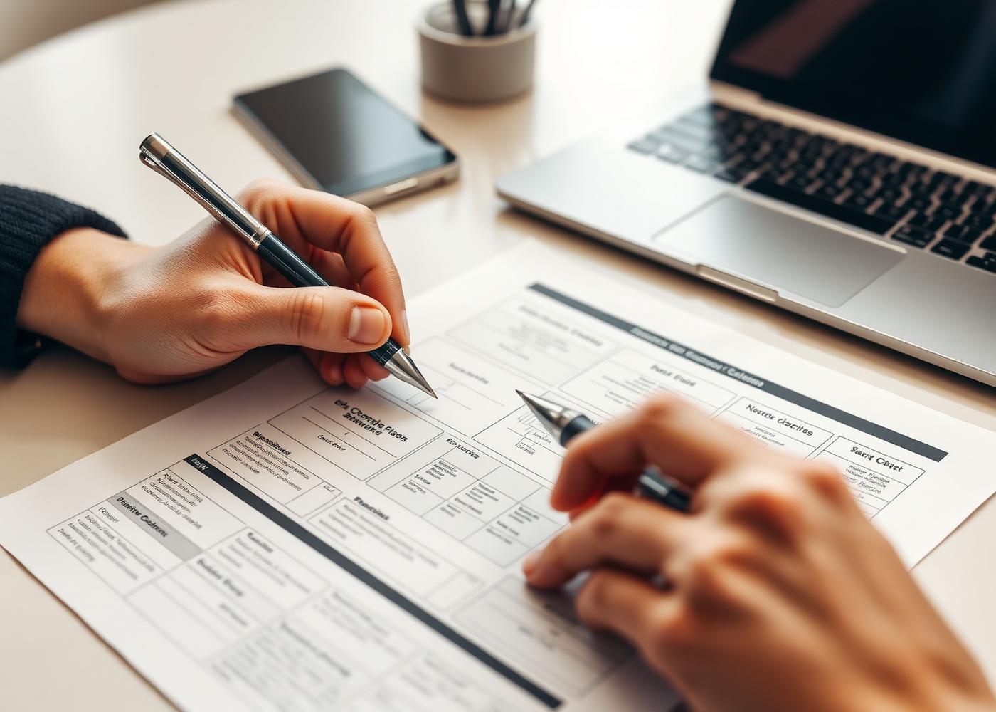 Organizational design framework worksheet